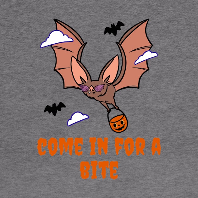 Come In For A Bite Bat by WaggyRockstars